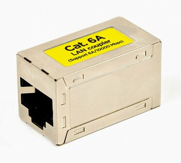 Gembird NCA-LC6S-01 tussenstuk voor kabels RJ-45 Beige