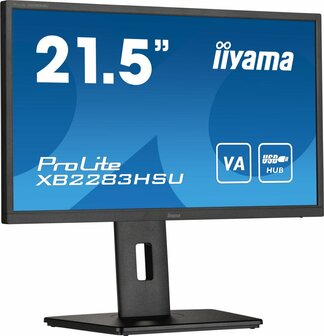 iiyama ProLite XB2283HSU-B1 computer monitor 54,6 cm (21.5&quot;) 1920 x 1080 Pixels Full HD LED Zwart RENEWED