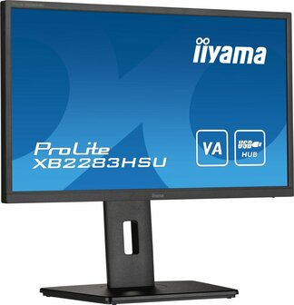 iiyama ProLite XB2283HSU-B1 computer monitor 54,6 cm (21.5&quot;) 1920 x 1080 Pixels Full HD LED Zwart RENEWED