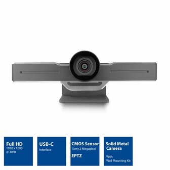 ACT AC7990 camera voor videoconferentie 2 MP Zwart 1920 x 1080 Pixels 30 fps CMOS 25,4 / 2,8 mm (1 / 2.8&quot;) RETURNED