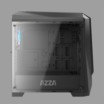 Case Azza Chroma 410A Midi Tower Zwart