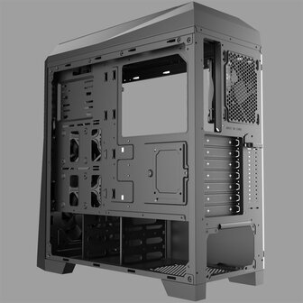 Case Azza Chroma 410B Midi Tower Zwart