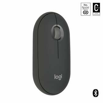 Logitech Pebble 2 M350s muis Ambidextrous RF-draadloos + Bluetooth Optisch 4000 DPI