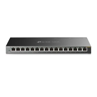 TP-LINK TL-SG116E Unmanaged Gigabit Ethernet (10/100/1000) Zwart OPEN BOX