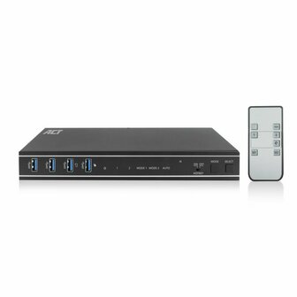 ACT AC7914 KVM-switch Zwart