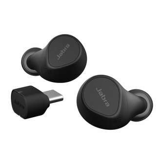 Jabra Evolve2 Buds Headset True Wireless Stereo (TWS) In-ear Oproepen/muziek Bluetooth Zwart