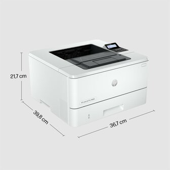 HP LaserJet Pro 4002dn printer, Zwart-wit, Printer voor Kleine en middelgrote ondernemingen, Print, Dubbelzijdig printen; Eerste pagina snel gereed; Energiezuinig; Compact formaat; Optimale beveiliging