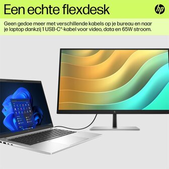 HP E27u G5 QHD USB C-monitor