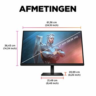 HP Omen 780F9AA 27&quot; | 1920 x 1080 IPS | 165Hz | Gaming Monitor