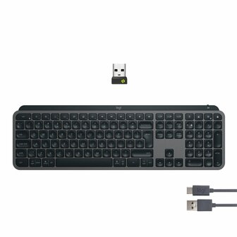 Logitech MX Keys S toetsenbord RF-draadloos + Bluetooth QWERTY US International Grafiet