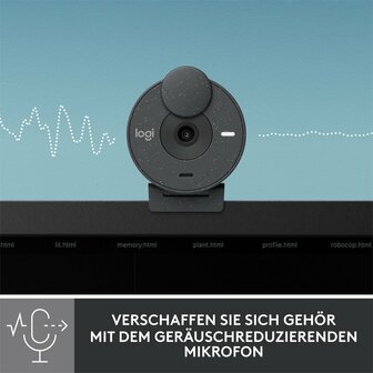 Logitech Brio 300 webcam 2 MP 1920 x 1080 Pixels USB-C Grafiet