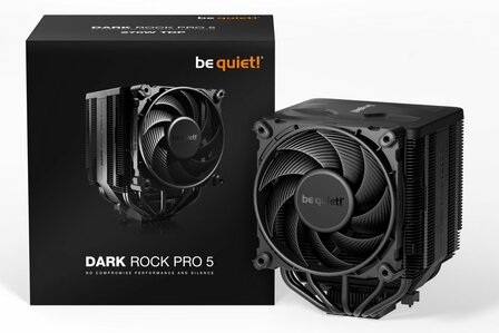 be quiet! Dark Rock Pro 5 Processor Luchtkoeler 120/135 mm Zwart 1 stuk(s)