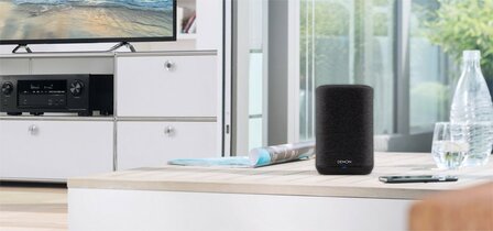 Denon Home 150 Zwart Bedraad en draadloos