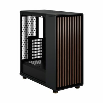 Case Fractal Design North Zwart TG Clear Charcoal Black ATX