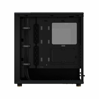 Case Fractal Design North Zwart TG Clear Charcoal Black ATX