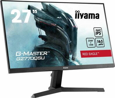 iiyama G-MASTER G2770QSU-B1 computer monitor 68,6 cm (27&quot;) 2560 x 1440 Pixels Wide Quad HD LCD Zwart