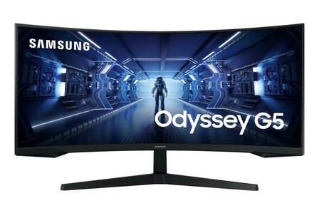 Samsung Odyssey C34G55TWWP computer monitor 86,4 cm (34&quot;) 3440 x 1440 Pixels UltraWide Dual Quad HD LED Zwart