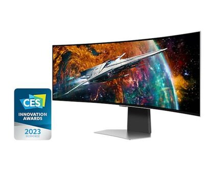 Samsung Odyssey LS49CG954SUXEN LED display 124,5 cm (49&quot;) 5120 x 1440 Pixels 5K Ultra HD OLED Zilver