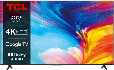 TCL P63 Series P635 165,1 cm (65&quot;) 4K Ultra HD Smart TV Wifi Zwart RETURNED