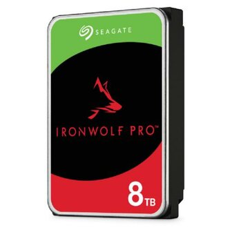 Seagate IronWolf Pro ST8000NT001 interne harde schijf 3.5&quot; 8 TB SATA III