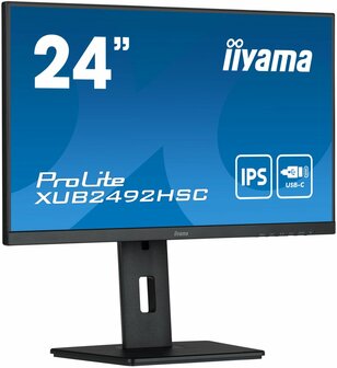 iiyama ProLite XUB2492HSC-B5 LED display 61 cm (24&quot;) 1920 x 1080 Pixels Full HD Zwart