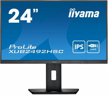 iiyama ProLite XUB2492HSC-B5 LED display 61 cm (24&quot;) 1920 x 1080 Pixels Full HD Zwart