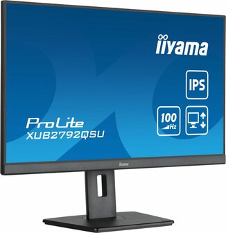 iiyama ProLite computer monitor 68,6 cm (27&quot;) 2560 x 1440 Pixels Full HD LED Zwart