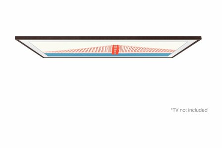 Samsung Lijst voor 75&#039;&#039; Samsung the Frame TV - Walnoothout Look