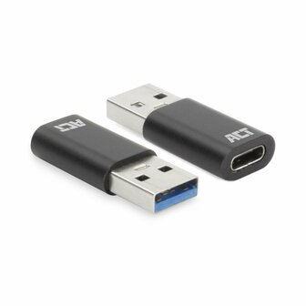 ACT AC7376 USB-A male naar USB-C female adapter