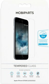 Mobiparts Regular Tempered Glass Apple iPhone 6/7/8/SE (2020/2022) - 10 Pack