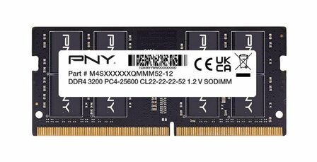 MEM PNY 16GB 1 x 16GB DDR4 3200 MHz SODIMM BULK