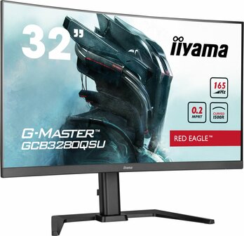 iiyama G-MASTER GCB3280QSU-B1 computer monitor 80 cm (31.5&quot;) 2560 x 1440 Pixels LED Zwart OPEN BOX