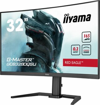 iiyama G-MASTER GCB3280QSU-B1 computer monitor 80 cm (31.5&quot;) 2560 x 1440 Pixels LED Zwart OPEN BOX