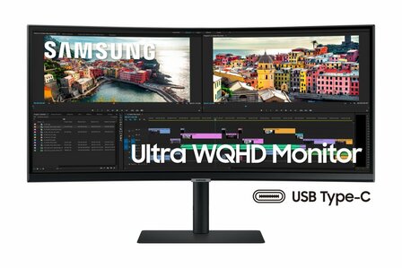 Samsung LS34A650UBUXEN computer monitor 86,4 cm (34&quot;) 3440 x 1440 Pixels UltraWide Quad HD Zwart