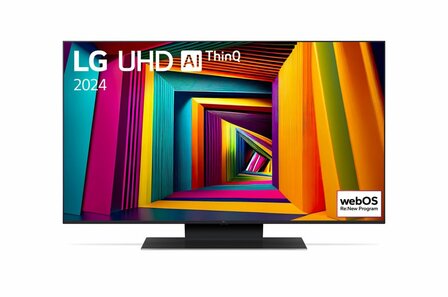 LG 43UT91003LA tv 109,2 cm (43&quot;) 4K Ultra HD Smart TV Wifi Zwart