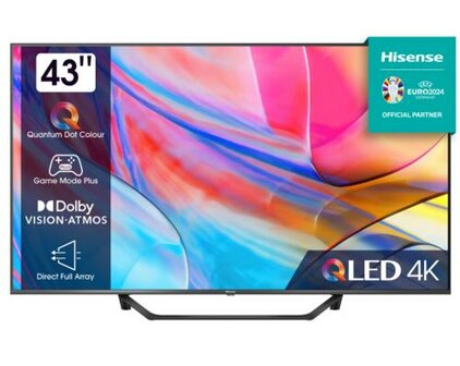 Hisense 43A79KQ | 43&#039;&#039; Ultra HD 4K | QLED Smart TV | Wifi | VIDAA | Dolby Vision | 60Hz | Returned