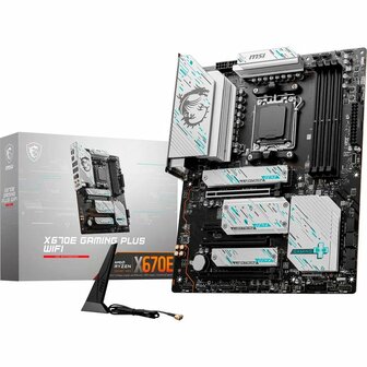 MSI X670E GAMING PLUS WIFI moederbord AMD X670 Socket AM5 ATX