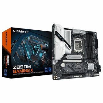 Gigabyte Z890M GAMING X | Socket LGA 1851 | Intel Z890 | 4xDDR5 | Micro-ATX | Moederbord