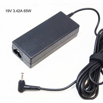 65W CHARGER ADAPTER FOR ASUS B400A CENTER PIN (19V 3.42A 4.5