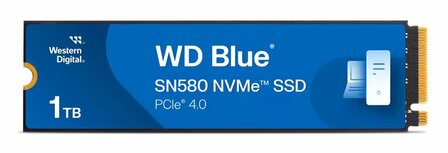 Western Digital Blue SN580 | 1TB NVMe SSD | M.2 | 4.150MB/s