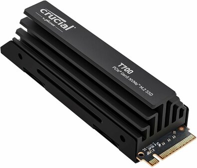 Crucial T700 | 1TB NVMe SSD | M.2 | 11.700MB/s | Heatsink | PCIe 5.0