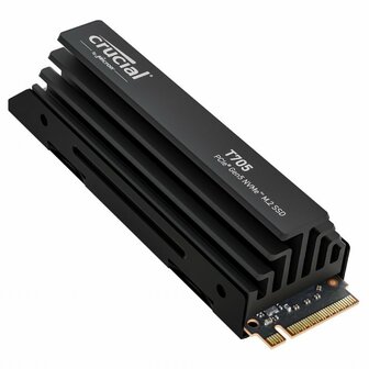 Crucial T705 | 2TB NVMe SSD | M.2 | 14.500MB/s | Heatsink | PCIe 5.0