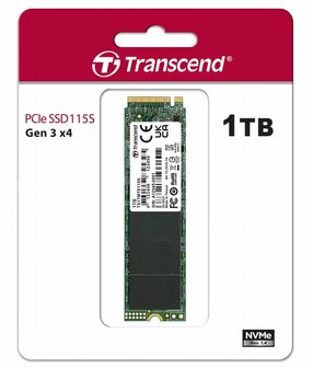 Transcend 115S | 1TB NVMe SSD | M.2 | 3.200MB/s