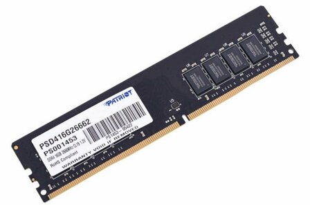 Patriot Signature | 1x16GB DDR4 | 2666MHz | DIMM | CL19 | Geheugenmodule | RAM | OPEN BOX