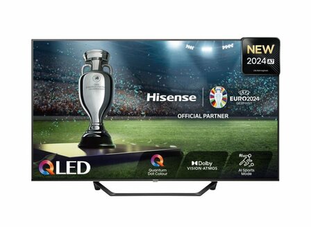 TV Hisense 55&quot; 4K QLED Smart TV Zwart