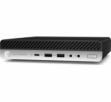 HP EliteDesk 800 G4 / Mini / i5-8500 / 256 SSD / 8GB / W11P / REFURBISHED SILVER