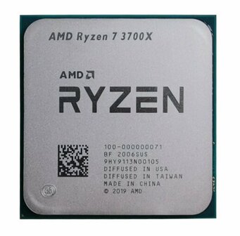 AMD Ryzen 7 3700X | 8 Core | 3,6GHz (4,4GHz Turbo) | AM4 | TRAY | Processor | CPU