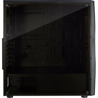 Case Inter-Tech Thunder ATX Mini Tower Zw. Blue light Acr.