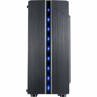 Case Inter-Tech Thunder ATX Mini Tower Zw. Blue light Acr.