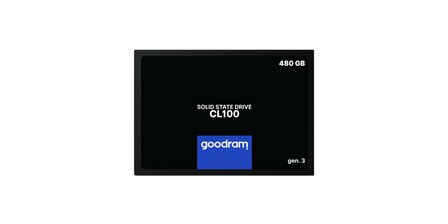 Goodram CL100 Gen 3 | 480GB SATA SSD | 2.5&#039;&#039; | 540MB/s